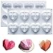 IHUIXINHE 2 Stück Silikon Herz Diamant Geformte Kuchenform Tablett, 8 Kavitäten Diamant Herz zum Backen Mousse, Schokolade, Fondant, Gelee, EIS mit Hochzeit Verlobung Valentinstag