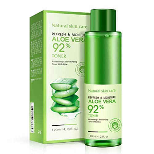BIOAQUA Soins de Hidrantes de Tóner Rafiraychir 92% de Aloe Vera de Peau des Plantes Naturelles 120ml Cover
