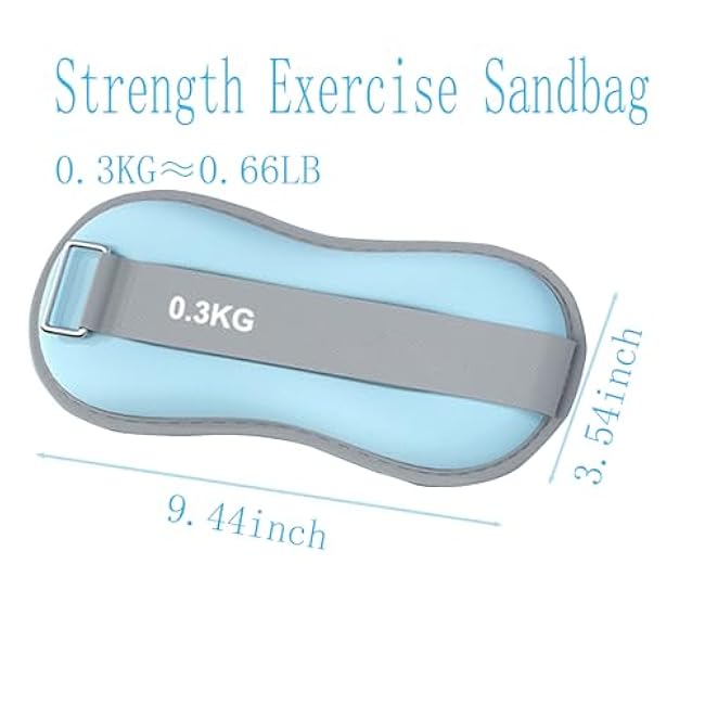 Exercise sandbags for men and women for hand and ankle weights, wrist weights, yoga, walking, aerobics, dance practice and other fitness exercises