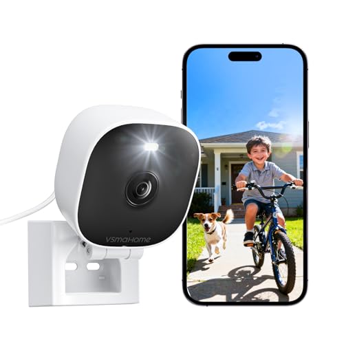 VSMAHOME 2K Cameras for Home Security,Indoor/Outdoor Security Camera for Elder/Dog/Pet,2.4G/5G Wi-Fi...