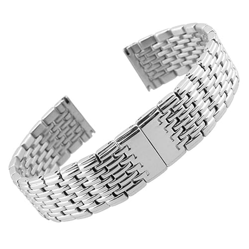 Bracelet en acier inoxydable massif style classique pour montre Longines 20mm