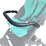 Feliliber Barre de pare-chocs pour poussette GB Pockit+/Cybex Libelle - Accoudoir réglable en cuir synthétique (petite taille)