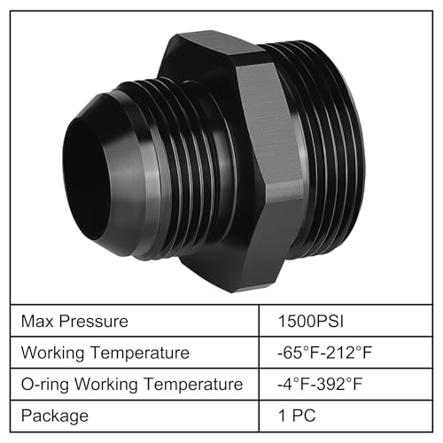 Image of EVIL ENERGY 16AN Flare to AN20 ORB Male O-Ring Fitting Adapter
