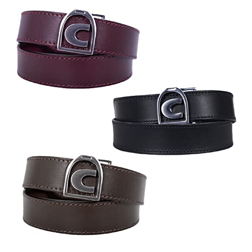 Ceinture Tola Cavallo framboise ajustée pour pantalon équitation