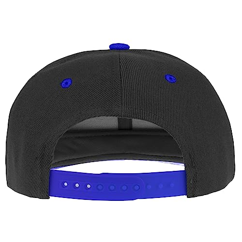 Image of Gelante Plain Blank Flat Brim Adjustable Snapback Baseball Caps LOT 6 Pack