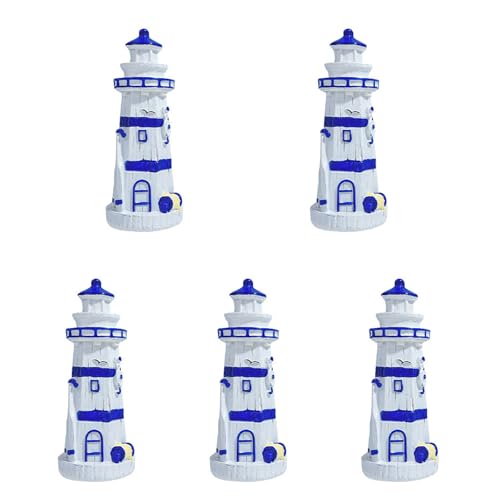 水族館の景観人工城灯台魚タンクエビのための造園風景装飾品は現実的な水族館のアクセサリーをクラフトします