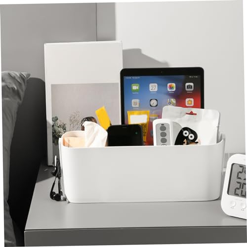 Caddy de chevet suspendu en plastique 13.1x4.5x4.7 pouces avec 2 crochets pour lit - 3