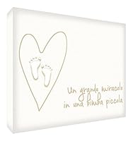 Feel Good Art miraclegirl-a5blk-15it Token Deko Acryl 21 x 14 x 2 cm beige