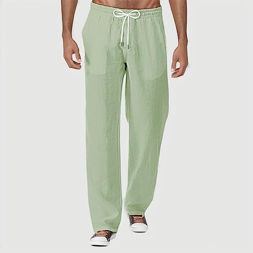 Men's Summer Fashion Trousers Lightweight Comfortable Casual Pants for Warm Weather Style2