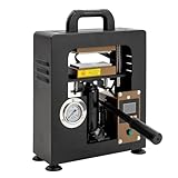 10 Ton Hydraulic Heat Press Machine - 900w Portable Manual Oil Press Machine with LCD Temp/Time Control, Dual 2.4
