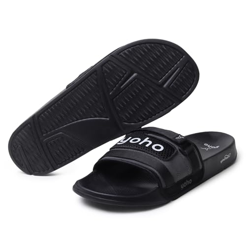 Image of YOHO Drystep Sliders for Men | Waterproof Monsoon Footwear & Rainy Sandals | Skin Friendly Adjustable Strap