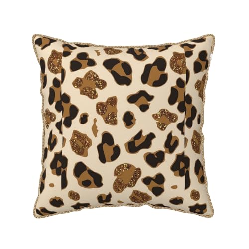 Housse de coussin léopard velours doux et confortable pour décoration de chambre - 2