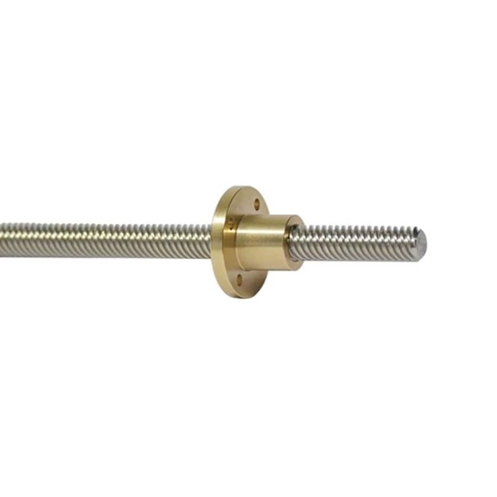 Stainless Steel Threaded Screw Rod,1pcs Stainless Steel T10, Length 100mm-1000mm Lead 2 3 4 8 10 12 Trapezoidal Spindle Screw and Nut(Lead 12MM-1000MM)