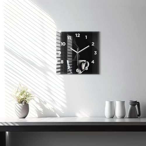 Horloge moderne silencieuse de qualité supérieure Wallfluent