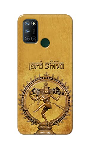Image of PRINTFIDAA Lord Shiva As Nataraj Printed Designer Hard Case for Relame C17 / Realme 7i Back Cover -(e) RPM1004