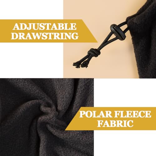 XURJUMI 2 Stück Hundemütze, Hundewarme Kopfbedeckungen, Winter Haustier Schal, Kostüm Hund, Hunde Geschenke, Hunde Warm Halten Zum Wandern und Camping