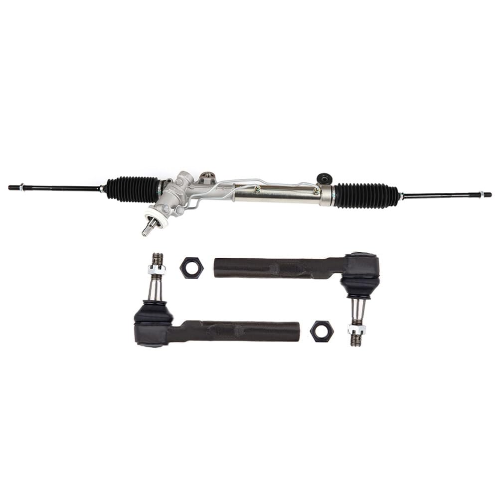 SCITOO Power Steering Rack and Pinion Complete Assembly And 2*Outer Tie Rods Replacement For Buick Terraza 2005-2007,For Chevrolet Uplander 2005-2009,