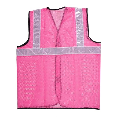Image of Safety Jacket Reflective High Visibility use For Airport, Construction, Emergency, Landscaping, Paving,Traffic, Sanitation, Security Guard, Engineering jacket,60GSM Mesh, AK-605 (PACK OF 25)