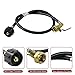 MENSI New Updated QCC1 Type Propane Refill Adapter Hose for Filling 1lb Bottles from 20lb Tank 35.5