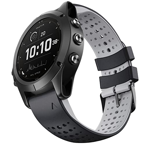 Correa de 22 mm para Garmin Fenix 5 pulsera de silicona compatible con Fenix 6 Pro 4