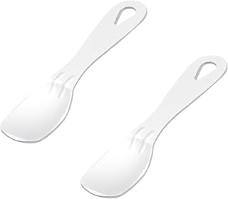 アルミ アイススプーン 2個セット｜カチコチカップアイス用｜熱伝導でスッとすくえるスプーン