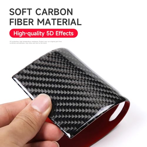 Image of Car Carbon Fiber Trim Center Console Dashboard Panel Sticker Decal Cover for Ford F150 2009-2014 Interior Accessories