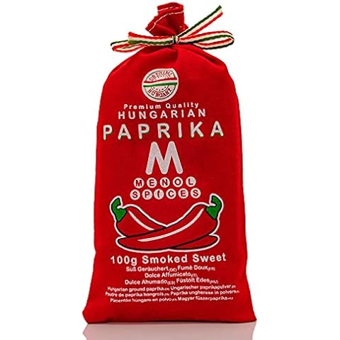 Menol Spices Authentischer Ungarische Edelsüß Geräuchertes Paprikapulver Spitzenqualität Cover