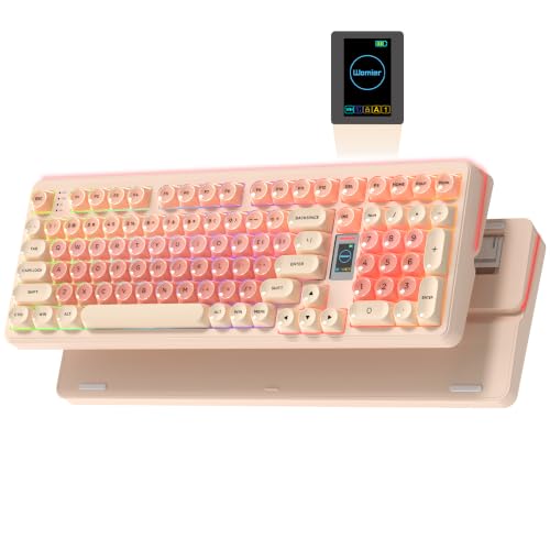 Keymatic Foundation Mechanical Gaming Keyboard 98% Pink RGB