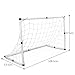 SM SunniMix Kids Soccer Goals Set Football Goal Children Easy Assembly with Soccer Ball Kids Soccer Goal Net for Playground Match Outdoor