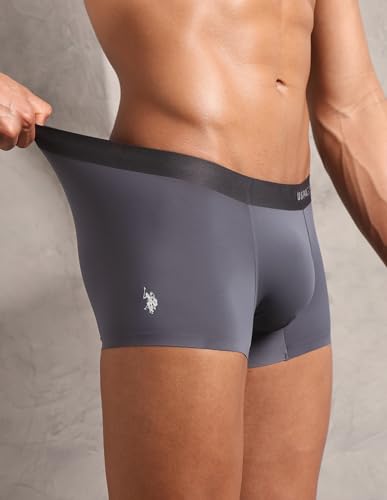 Image of U.S. Polo ASSN. Men's Nylon Micro Fibre Seamless Ultra-Light Underwear Trunks