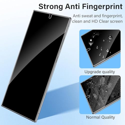 Image of ZARALA Privacy Screen Protector for For iQOO Z10R Fingerprint is Not Working Anti-Spy Tempered Glass Film, 9H Hardness, Anti Bubble-Free, Anti-Spy Screen Protector