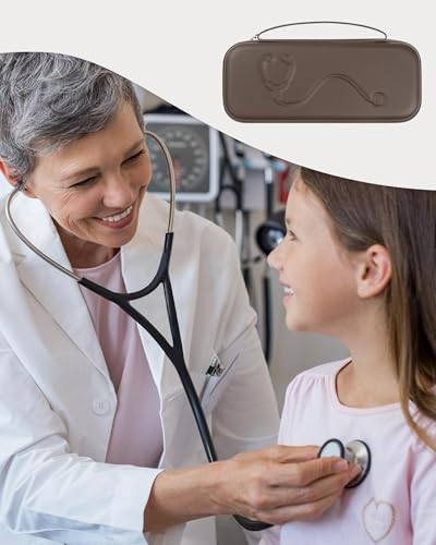 Image of Stethoscope Case for 3M Littmann Classic III &Lightweight II S.E,Dark Brown