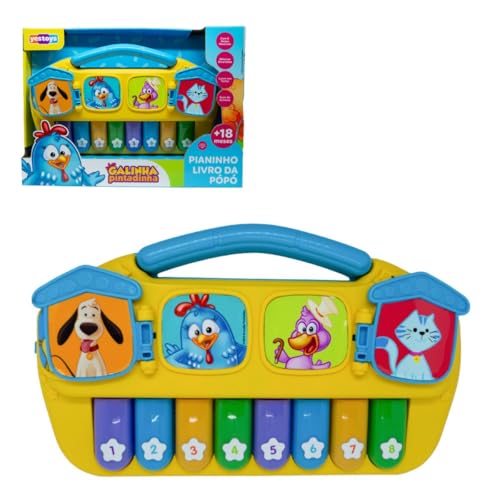 Galinha Pintadinha - Pianinho Livro Da Pópó - Yestoys