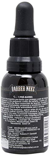 Óleo Pré-Barba Barber Neez, Neez, Neutro