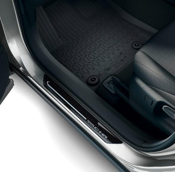 Tapis de sol hybride Toyota C-HR 2023 caoutchouc PW210-10024 protection intérieur auto