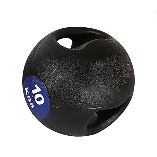 Médecine Balls HUA Ballon De Musculation 10kg, Balle Médicinale en Caoutchouc Élastique, Balle D'équilibre par Gravité, Ballon De Fitness d'exercice Physique, pour La Salle De Gym À Domicile