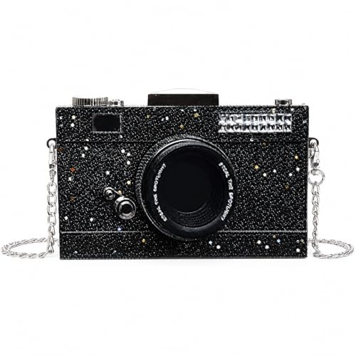Image of QZUnique Women's Camera Shaped Casual Cross body Shoulder Handbag Purse