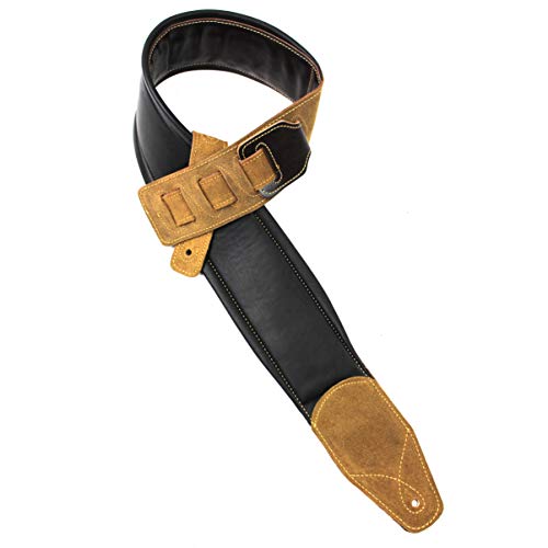 Walker & Williams B4B-BRN-XL Sangle rembourrée en cuir pour guitare ou basse jusqu’à 147 cm de large, marron, régulier - Les Beatles, Paul McCartney, John Lennon, RIngo Starr, George Harrison Walker & Williams B4B-BRN-XL Sangle rembourrée en cuir pour guitare ou basse jusqu'à 147 cm de large, marron, régulier – Image 7