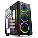 SPIRIT OF GAMER - Ghost ONE - PC Gamer ATX/MATX Gehäuse - Gehärtetes Glas Front und Wand - 1 Lüfter RGB LED 120mm - RGB LED : 60 Modi - Aura/MSI Mystic/ASROCK Kompatibel (Ghost III)