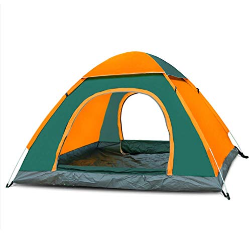 Tente pop-up 2-3 places imperméable avec double porte pour camping et randonnée