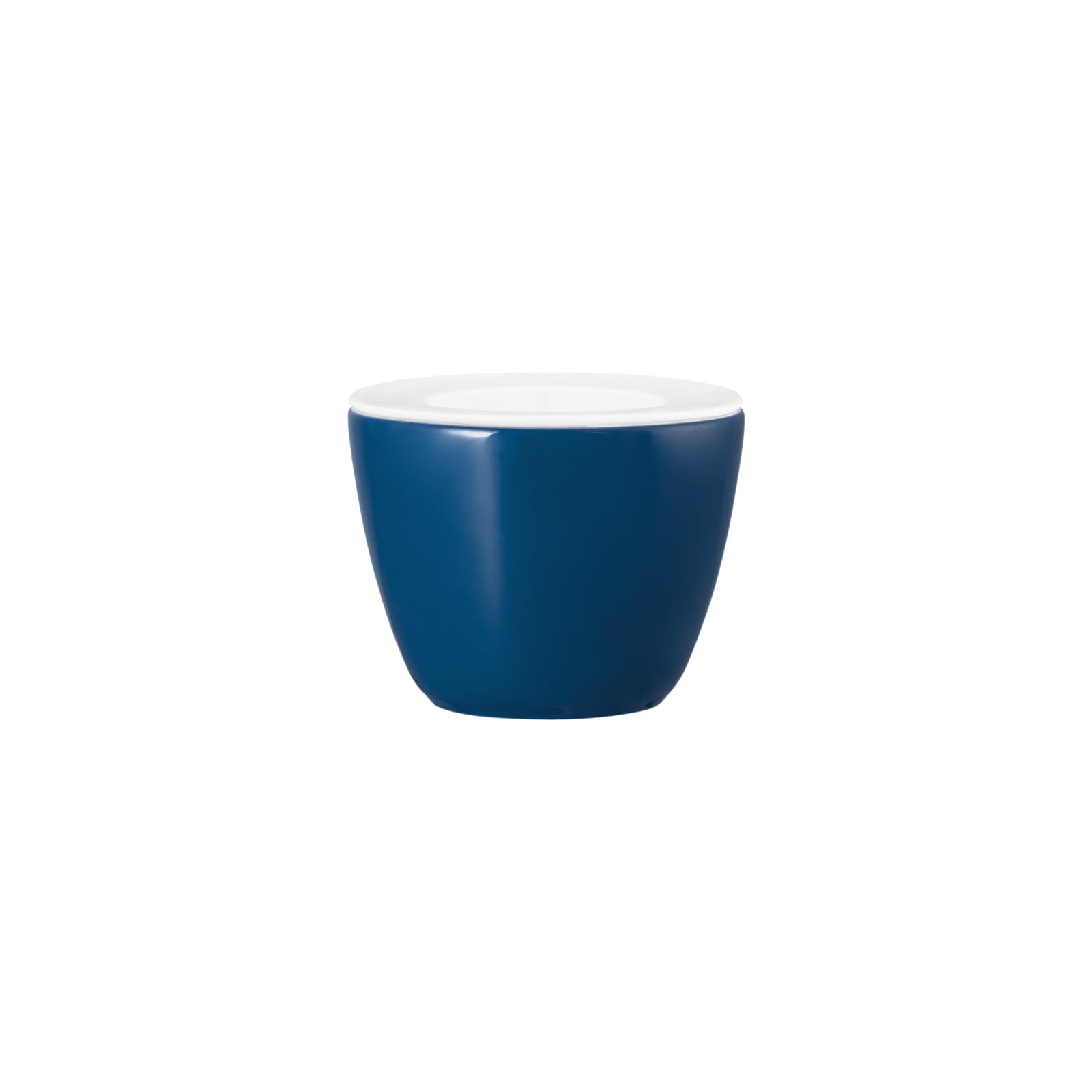 Seltmann Weiden Life Fashion Classic Blue Snack and Egg 2-teilig, 6er Set, Ø 7 cm, Eierbecher/Schälchen für Eier und Snacks, Porzellan, Blau