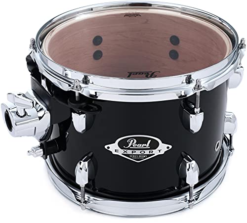 Pearl EXX Export Tom Tom 10 x 7 in. Jet Black with Chrome Hardware