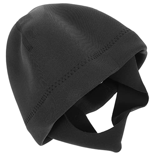 balacoo Men's Thermal Swim Cap with Chin Strap Diving Cap Snorkeling Hat Comfortable for Swimming