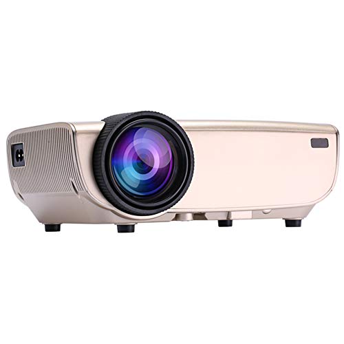 Heimkino Beamer, 1080P Beamer Full HD, Berufsbeamer für unterstützt AV, USB, SD Card, HDMI