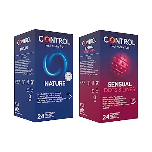 CONTROL Kit Stimulation Mix Cofanetto di Preservativi Stimolanti e Classici,