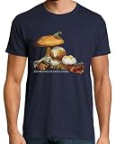 latostadora Camiseta Manga Corta Planeta Tierra - Setas para Hombre - Azul Marino 3XL - Ref. 2926088-P