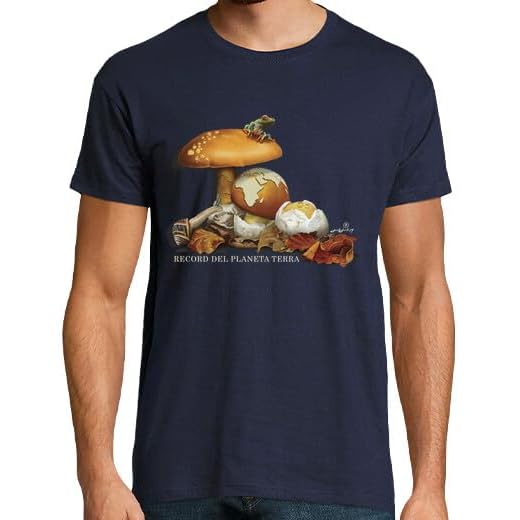 latostadora Camiseta Manga Corta Planeta Tierra - Setas para Hombre - Azul Marino 3XL - Ref. 2926088-P