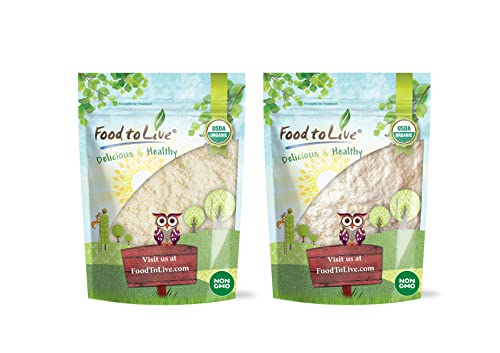 Organic Low Carb Flours Bundle - Organic Almond Flour, 4 Pounds And Organic Coconut Flour, 4 Pounds - Non-Gmo, Kosher, Vegan, Great For Baking #TOP19