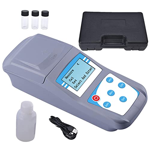 Medidor De Turbidez Digital, Turbidímetro De Alta Precisión ABS De 500 G, Medidor De Turbidez Electrónico con Pantalla LED, Analizador De Turbidez para Piscinas, Industria Alimentaria, Laboratorio