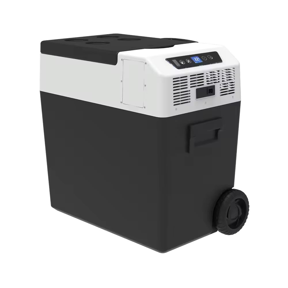 Inuitz nevera portatil electrica 50 litros, nevera portatil, frigorificos pequeños, nevera pequeña con congelador, nevera coche, mini frigorifico, nevera camping, nevera 12v compresor, nevera 12v